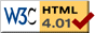 Valid HTML 4.01!